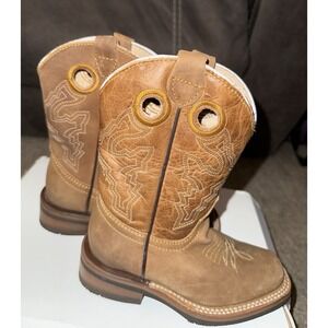 REYME  KIDS Waterproof Square Toe Pull On Western Boot SIZE 18 US 11